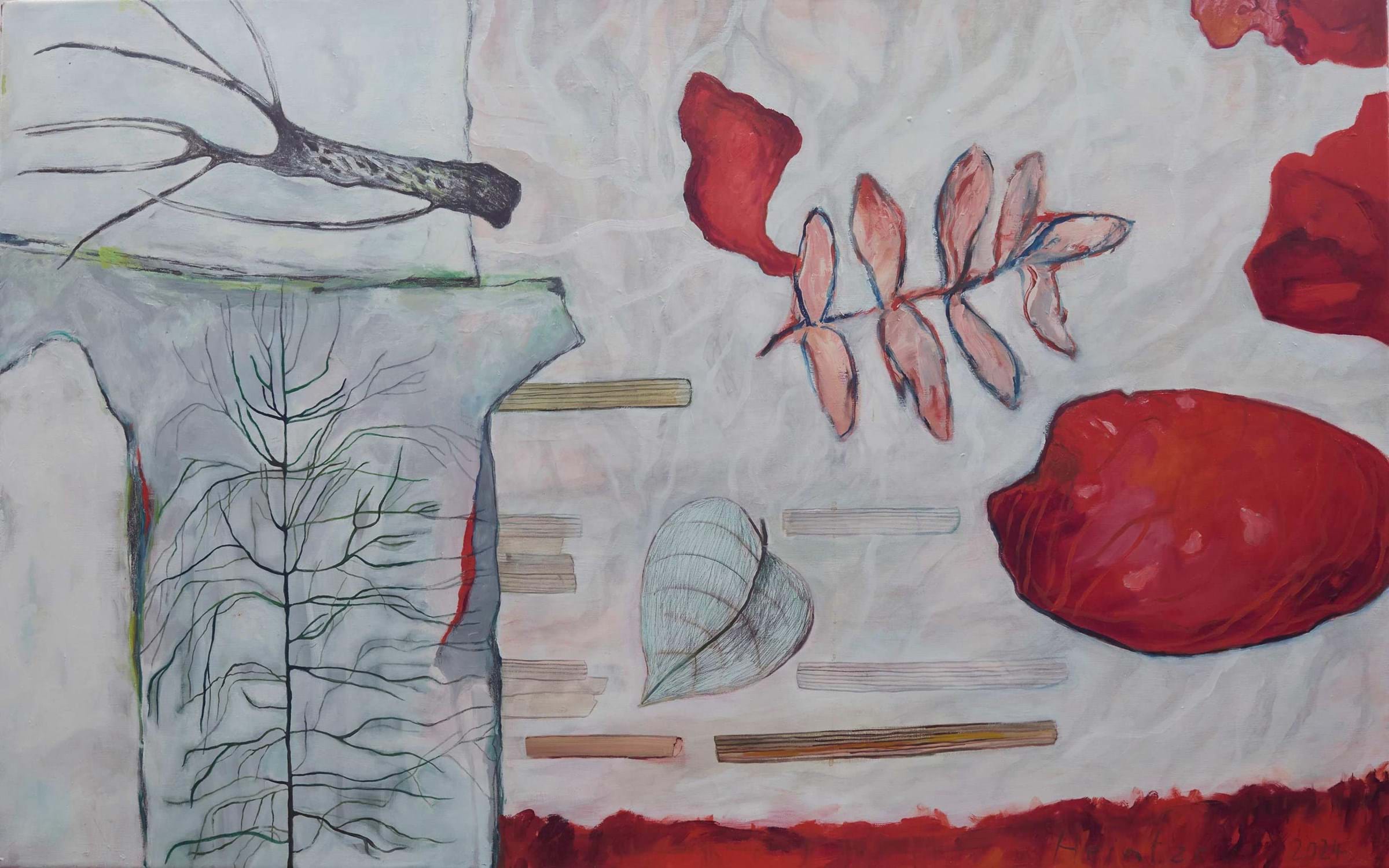 „Reise-Notizen“: Brigitte Heintze stellt im Kunstforum Oberschönenfeld aus